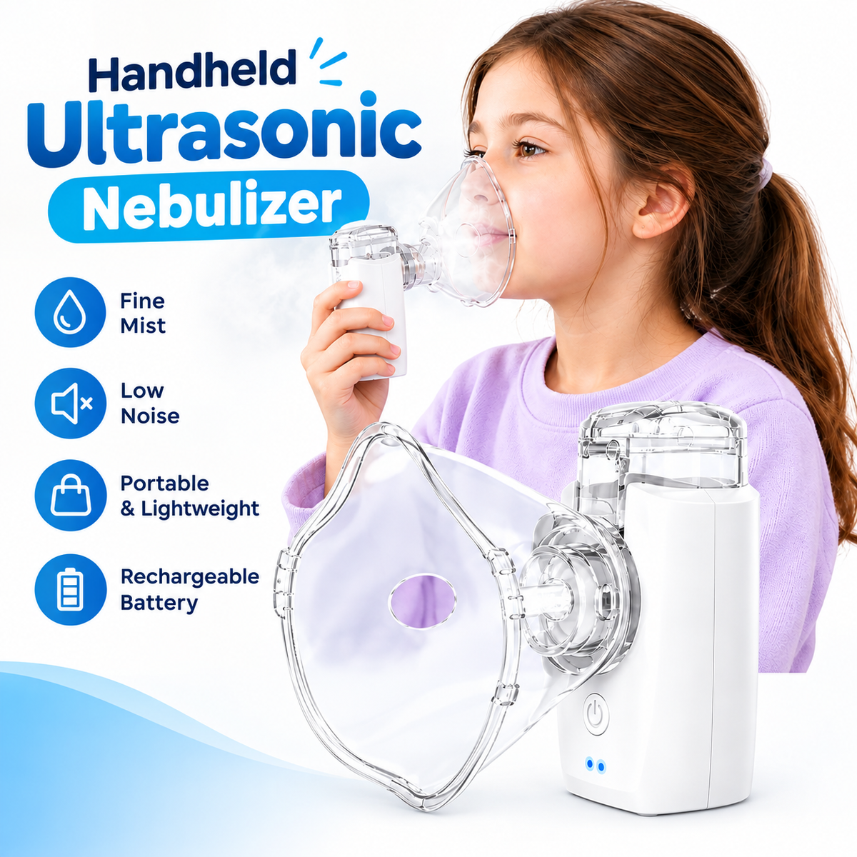 Handheld Ultrasonic Nebulizer