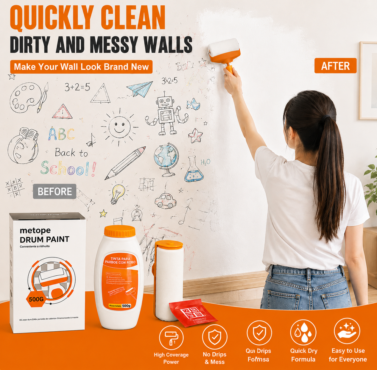 WallRevive® – 2-in-1 Wall Repair Roller