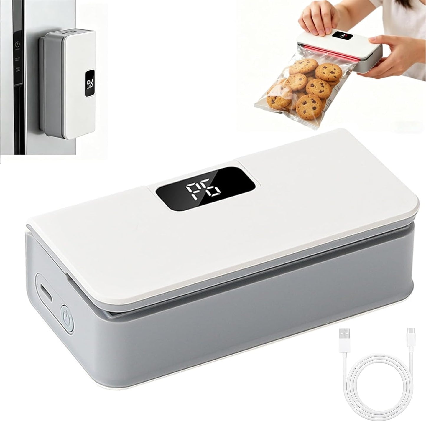 SealProยฎ โ 2 in 1 Portable Bag Sealer