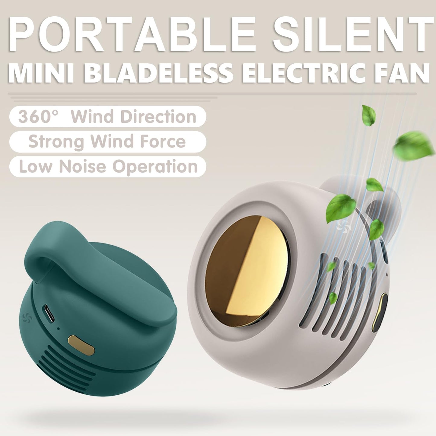 AirFlexยฎ โ Portable Bladeless Clip Fan