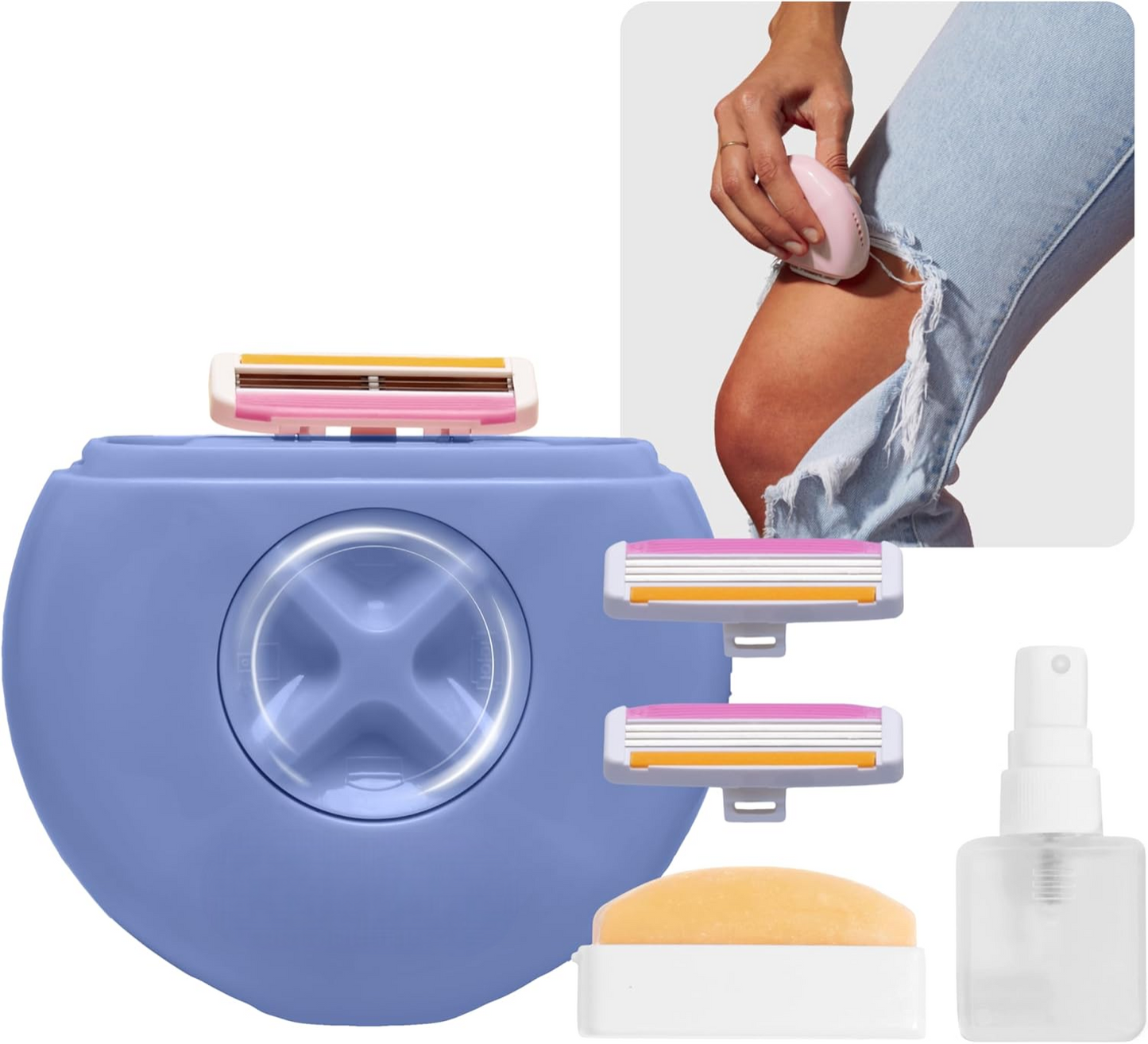 GlowTrimยฎ โ Portable Travel Razor for Women