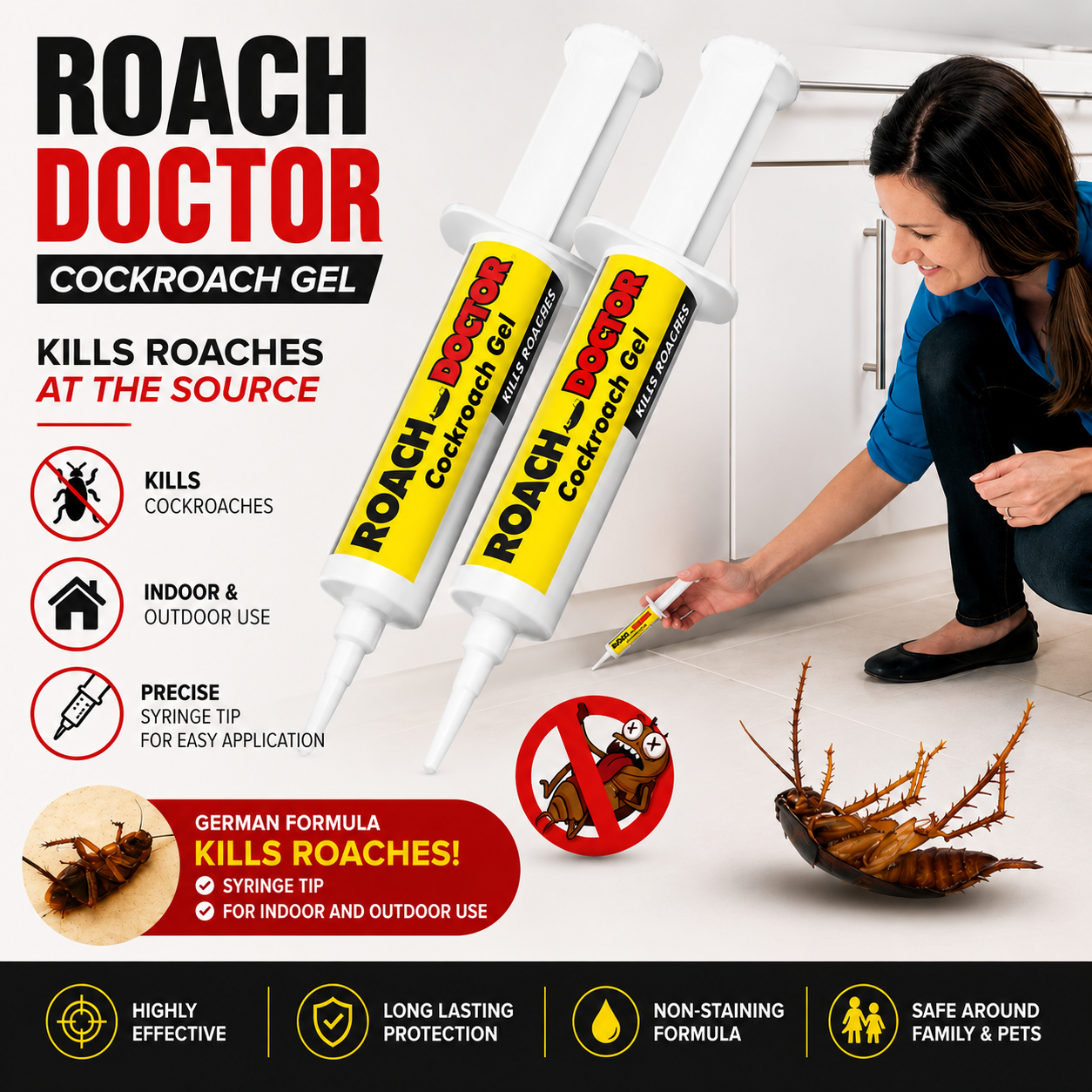 Roach Doctor® Cockroach Killer Gel