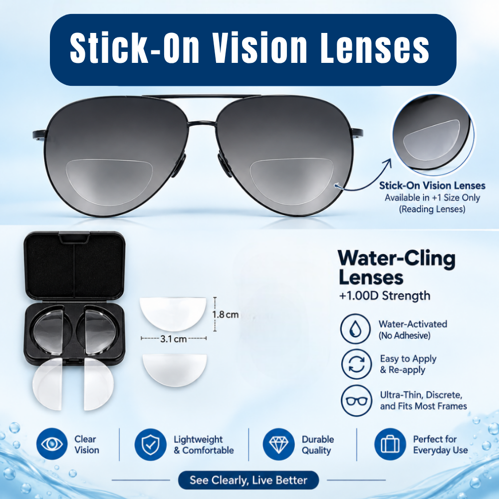 VisionEase® – Stick-On Vision Lenses